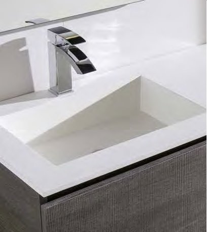 ENCIMERA BAÑO 61-70 CM SQUARE 45X30 PARA MUEBLE 1 SENO (TEXTURAS PIEDRA Y LISO) - IBS
